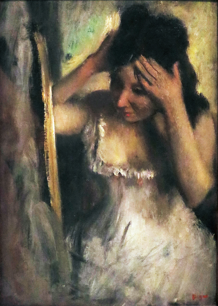  埃德加·德加 Edgar Degas—— 梳理头发的女子 (2)